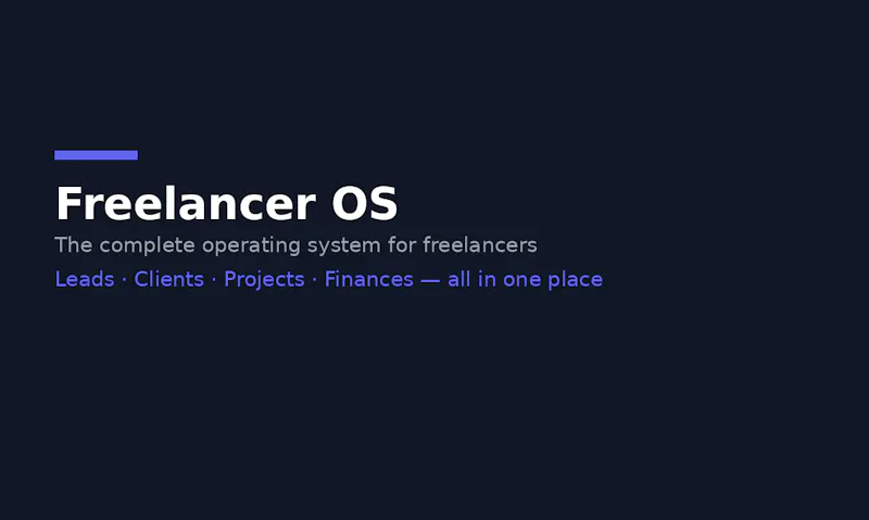 Freelancer OS screenshot 1