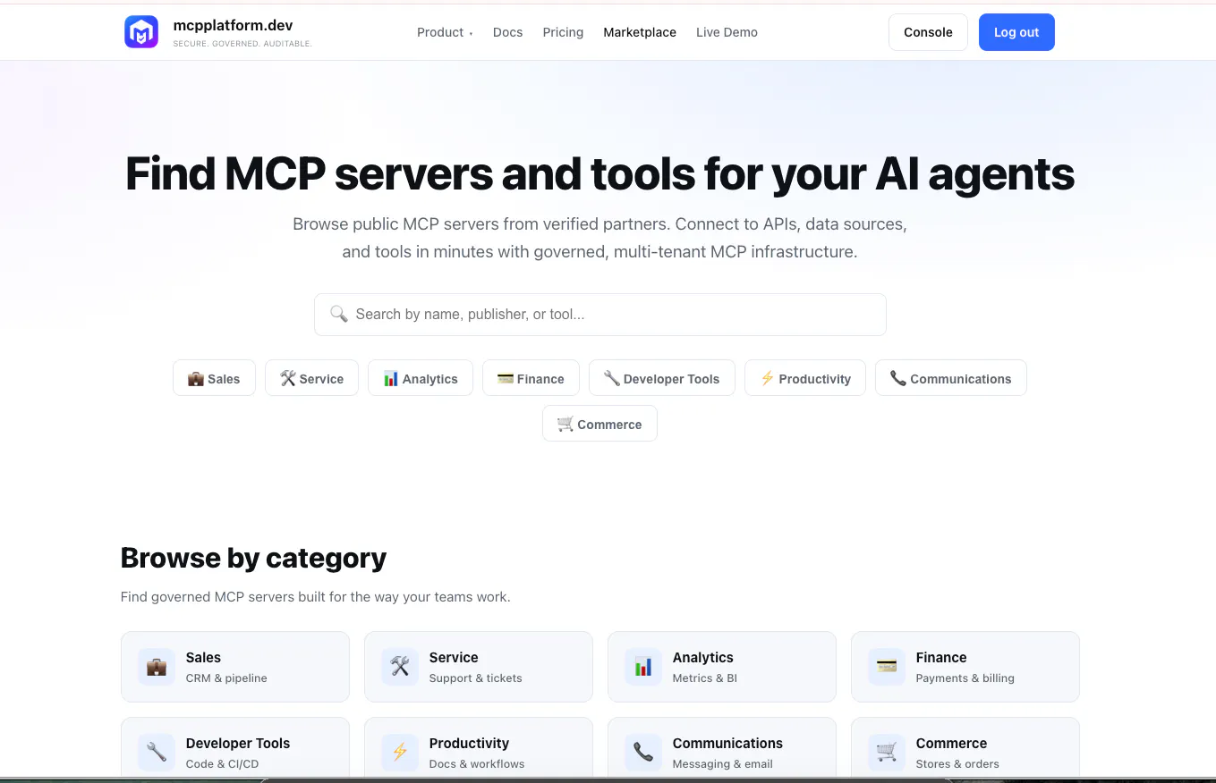 MCP Platform gallery image