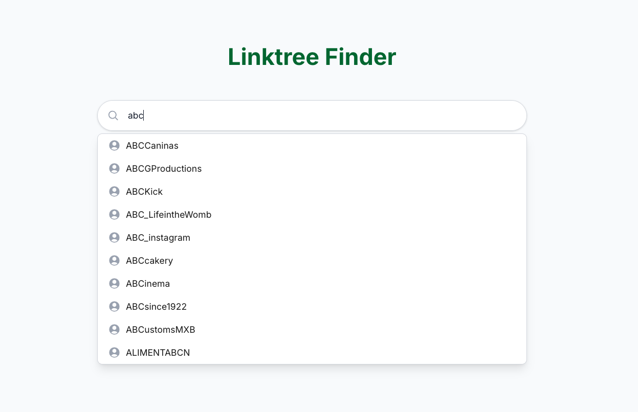 Linktree находит медиа 1