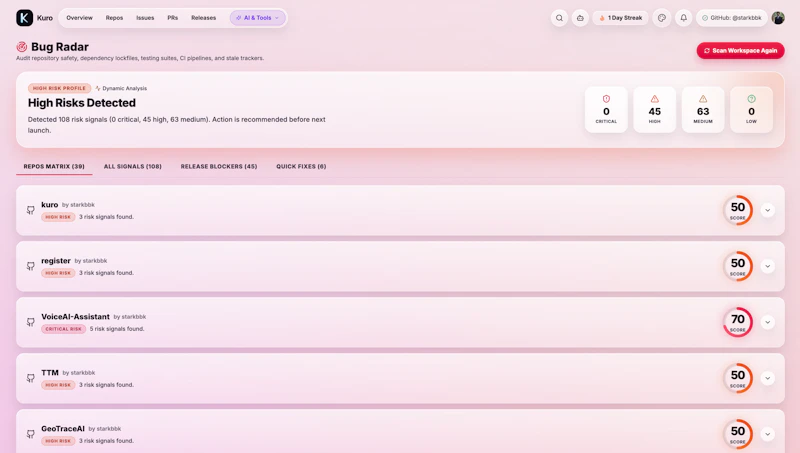 Kuro screenshot 6
