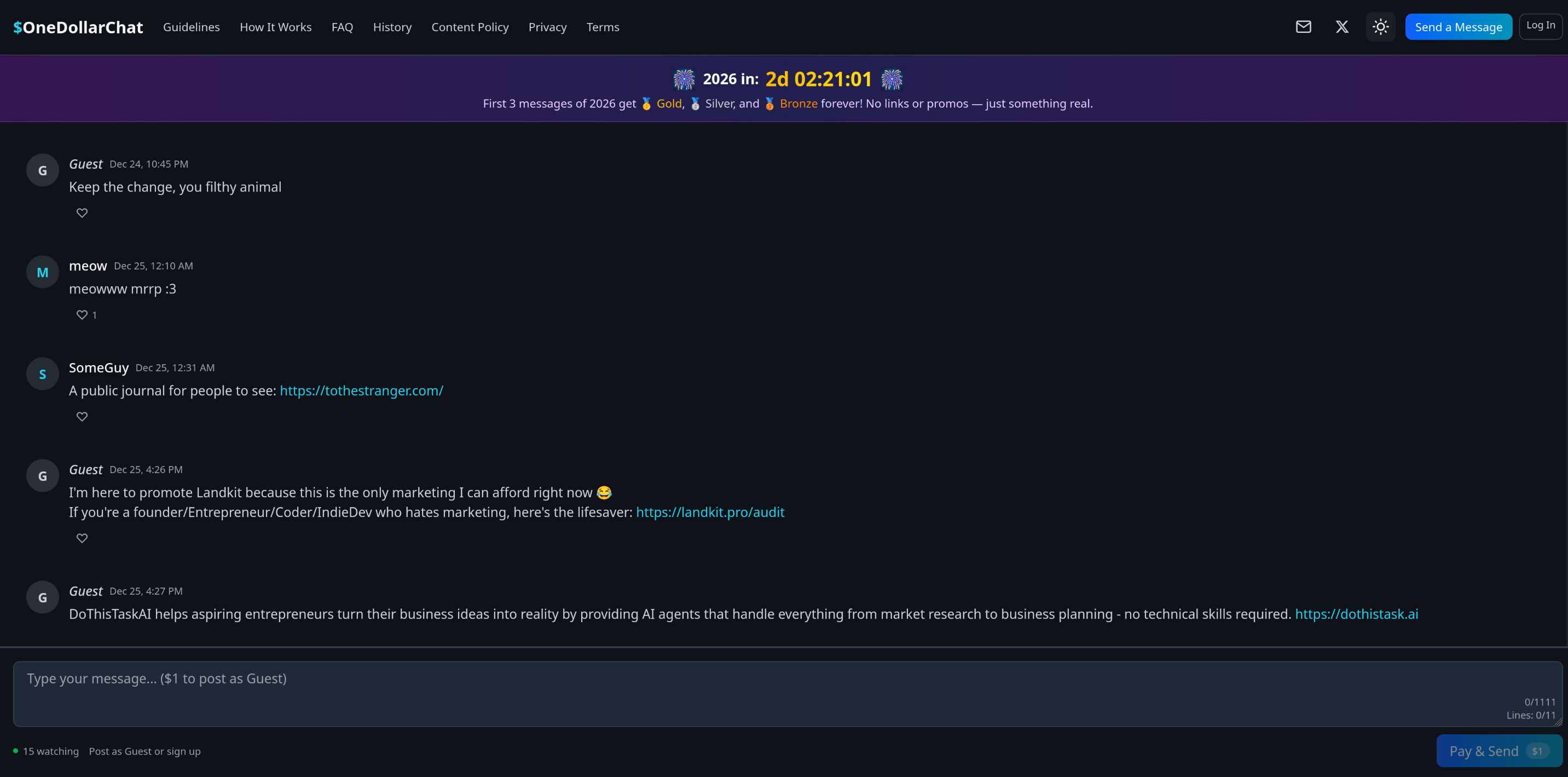 OneDollarChat gallery image