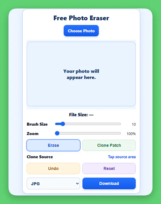 Free Photo Eraser gallery image