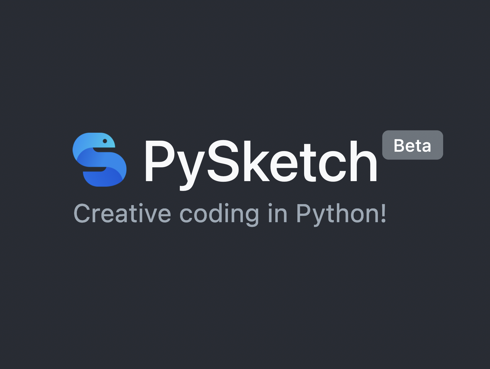 startuptile PySketch-Creative coding editor in Python.