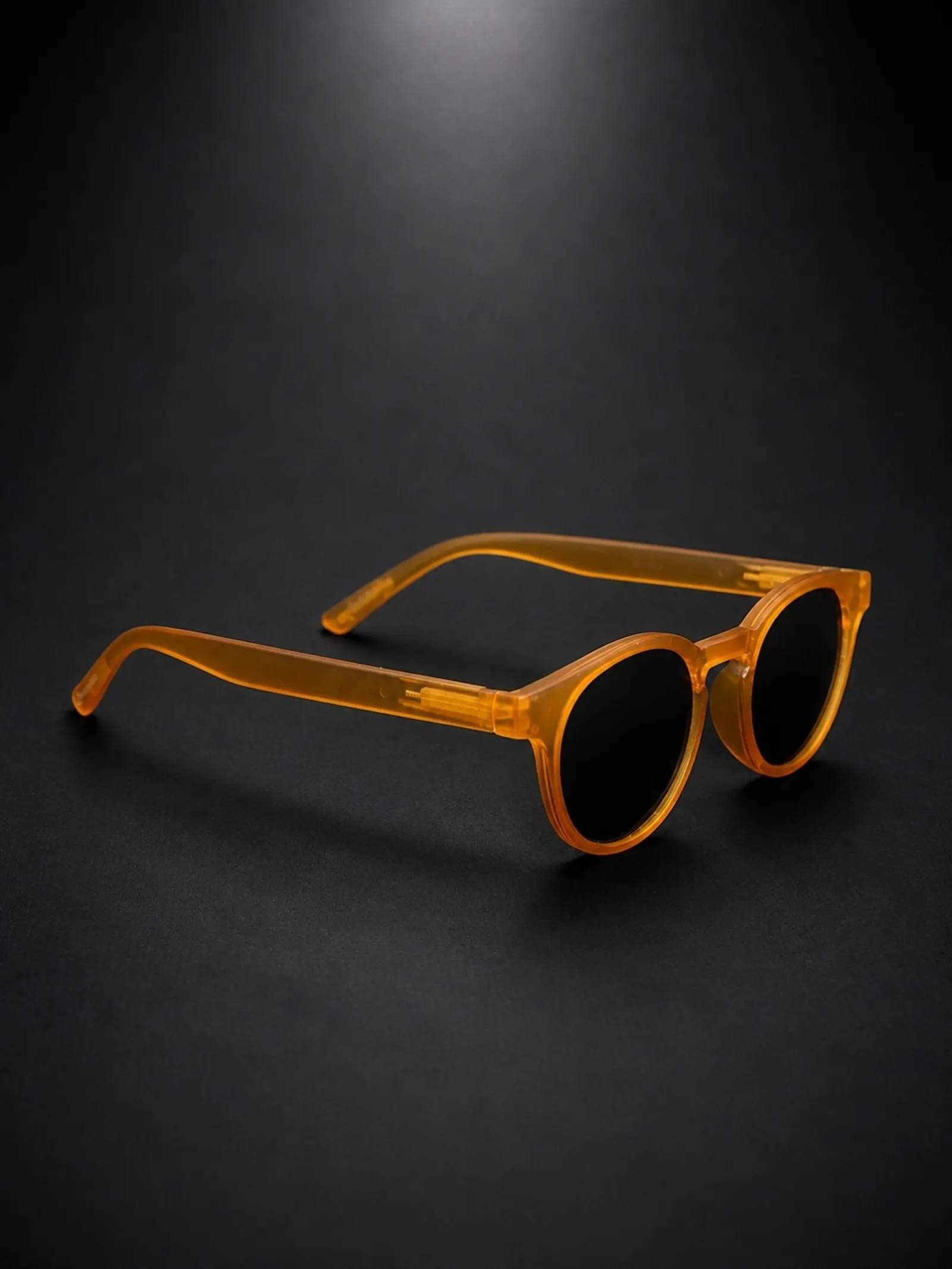 Amber Classic Round Sunglasses for men screenshot 1