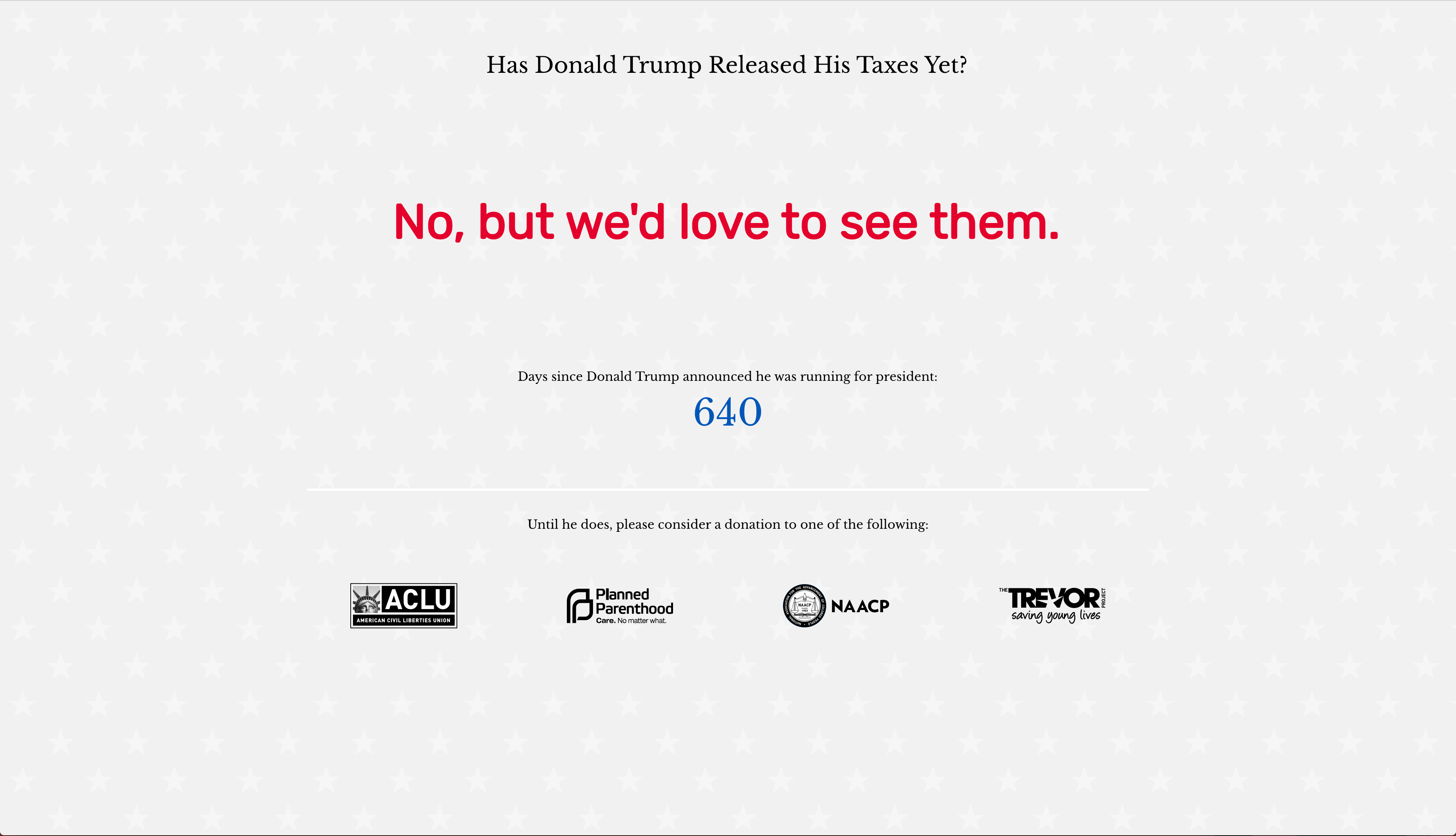 Has Donald Trump Released his Taxes Yet? gallery image