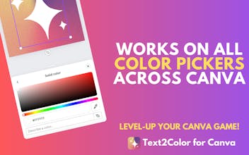 Text2Color for Canva gallery image