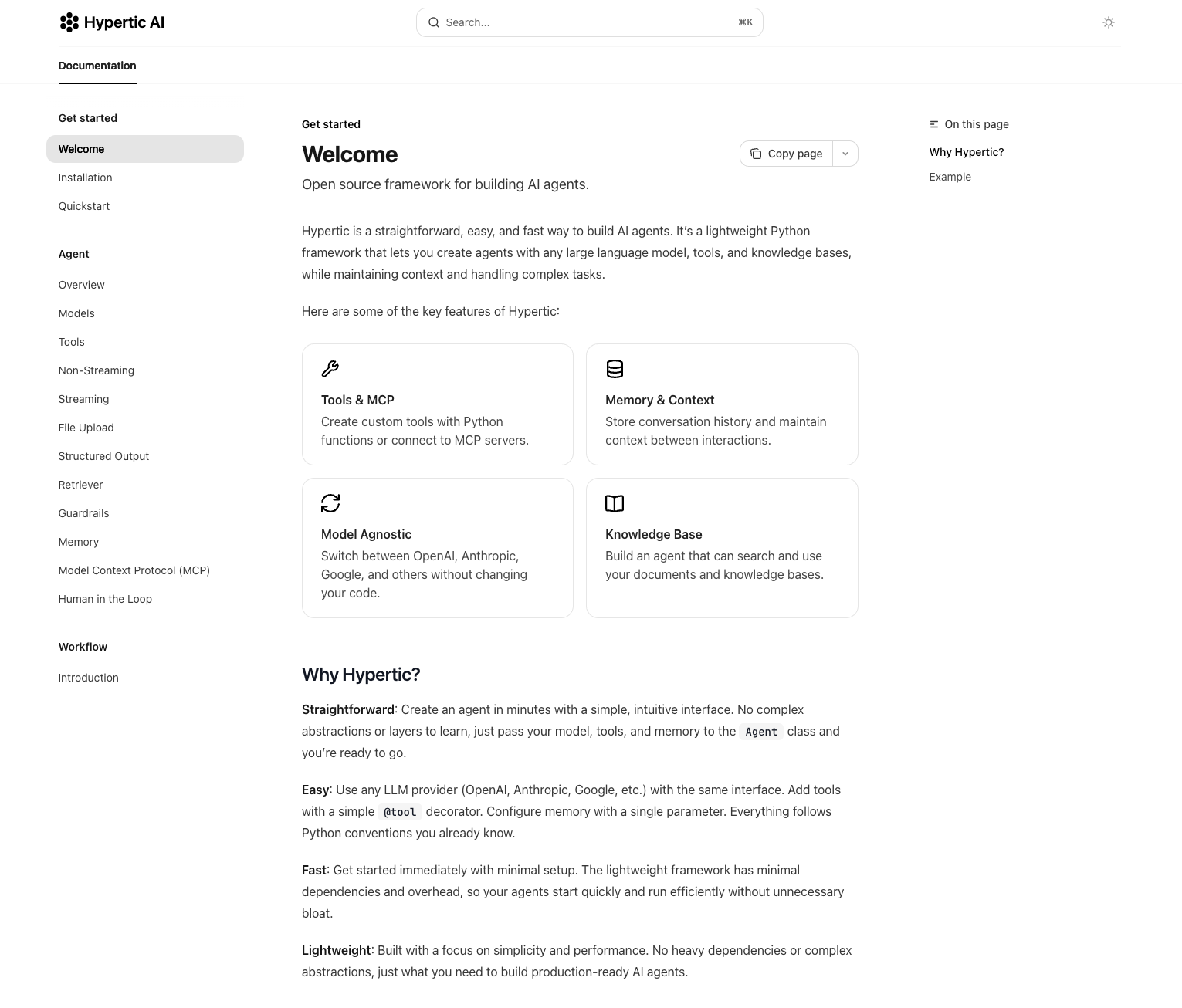 Hypertic AI - Screenshot 2 showing product features and functionality