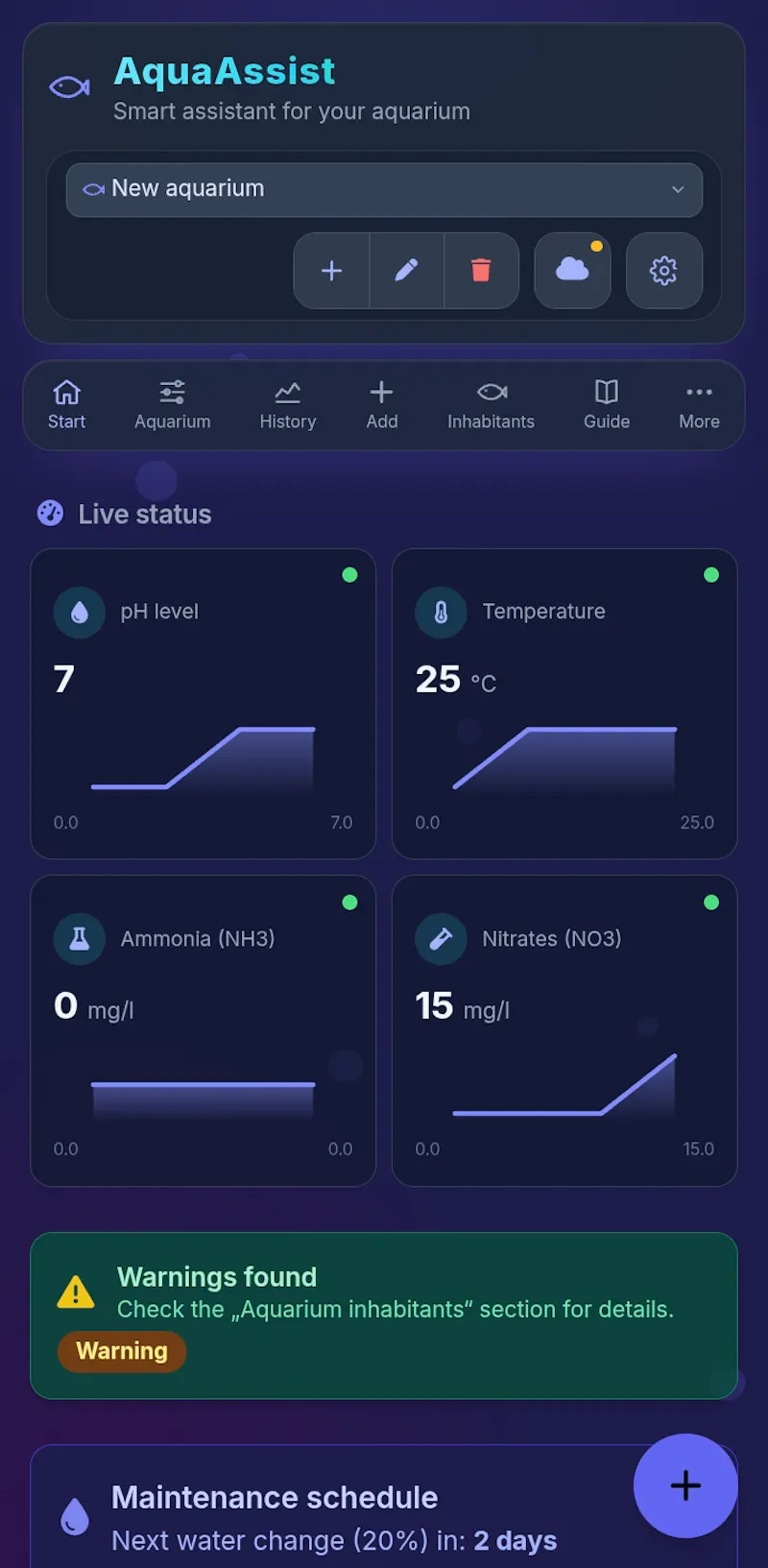 AquaAssist screenshot 1