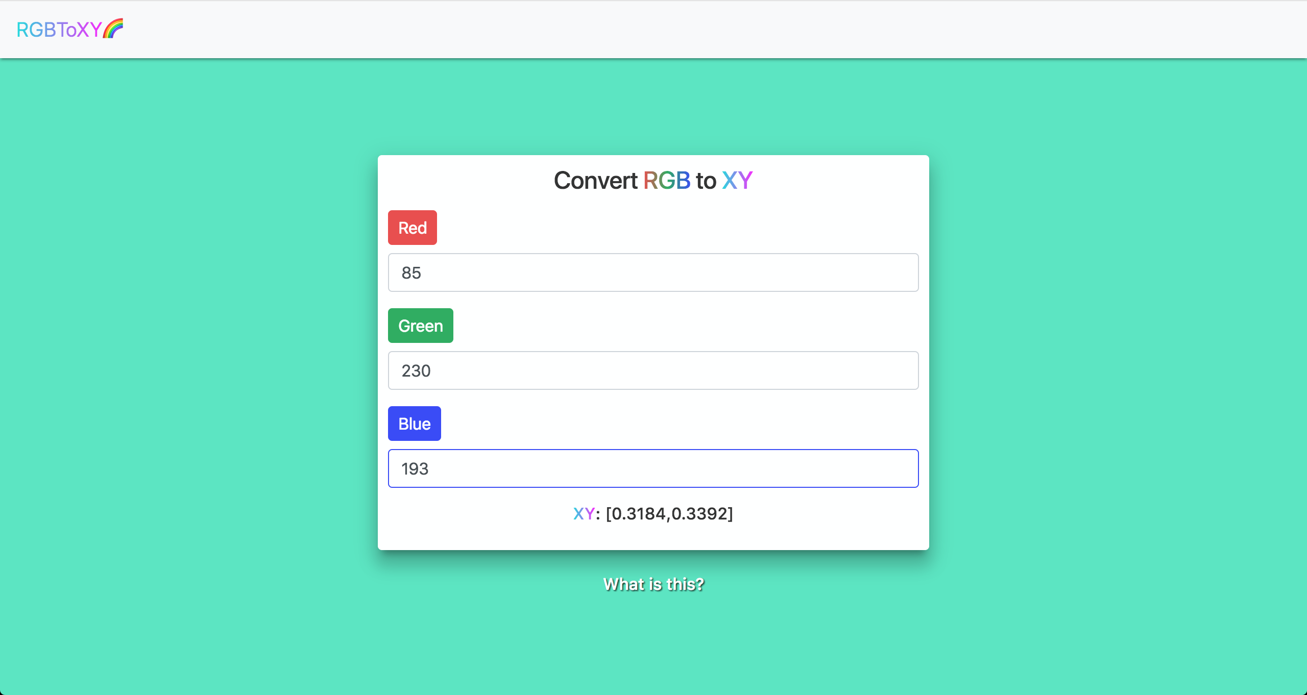 RGBToXY gallery image