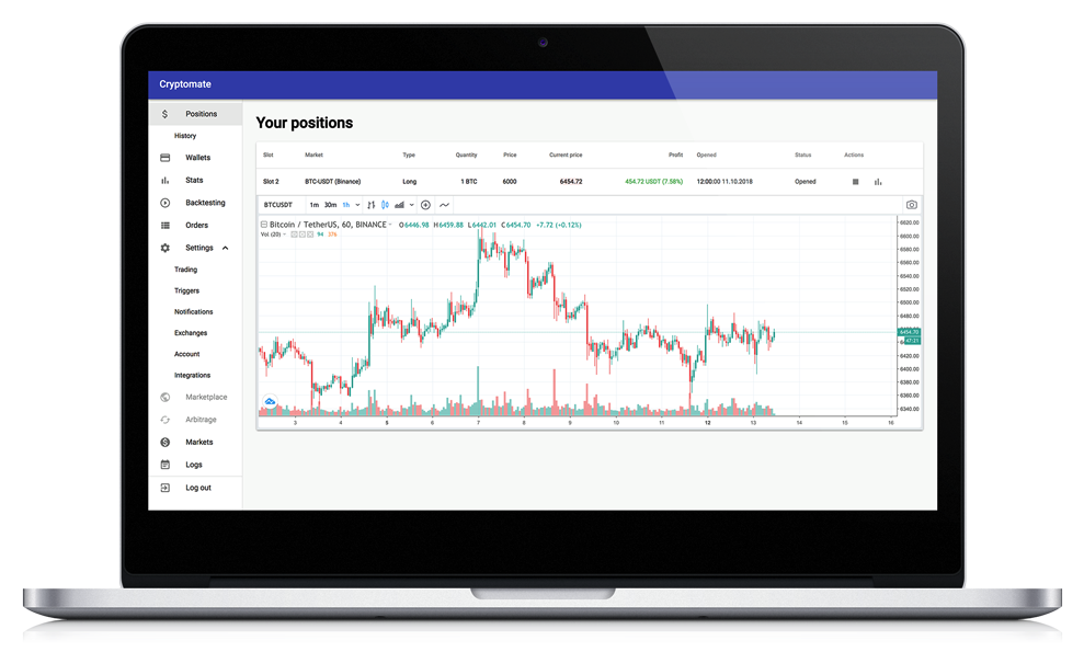 Bitmex trading bot gallery image