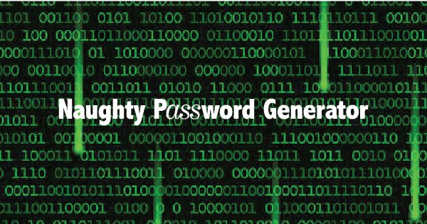 Naughty Password Generator gallery image
