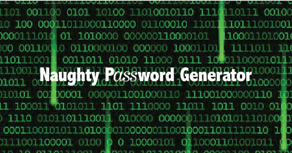 Naughty Password Generator media 1