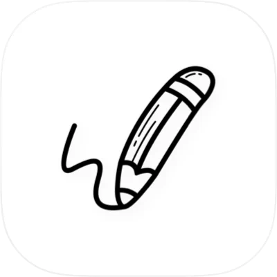 Doodle Joy: Colouring Book App - Product Hunt launch logo and brand identity