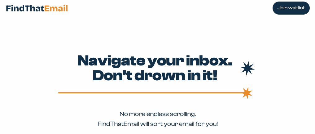 FindthatEmail - Gelen kutunuza gidin, içinde boğulma medya 2