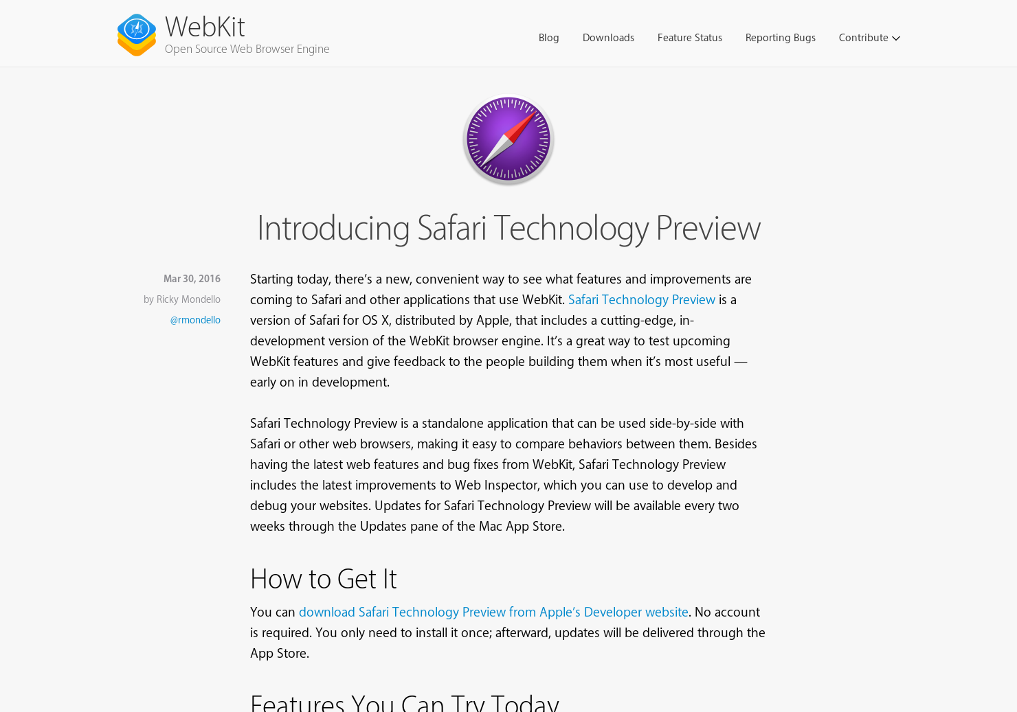 Safari Technology Preview