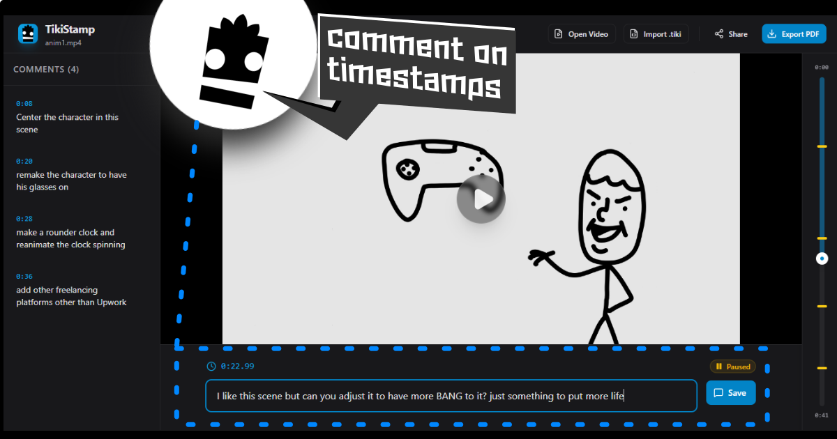 TikiStamp - Screenshot 2 showing product features and functionality