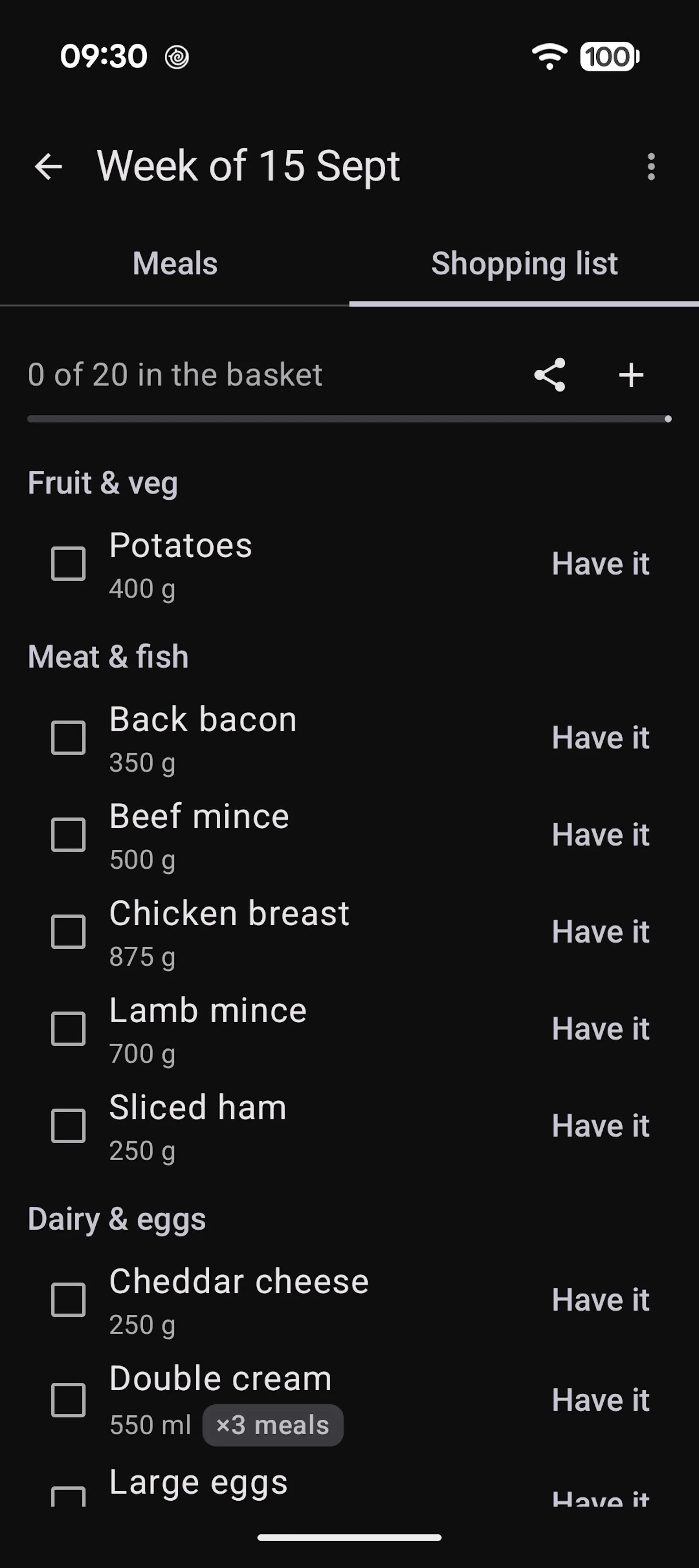 Plateful: AI Meal Planning screenshot 3