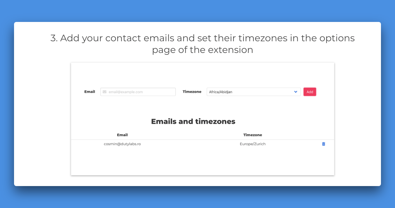 Timezone.email gallery image