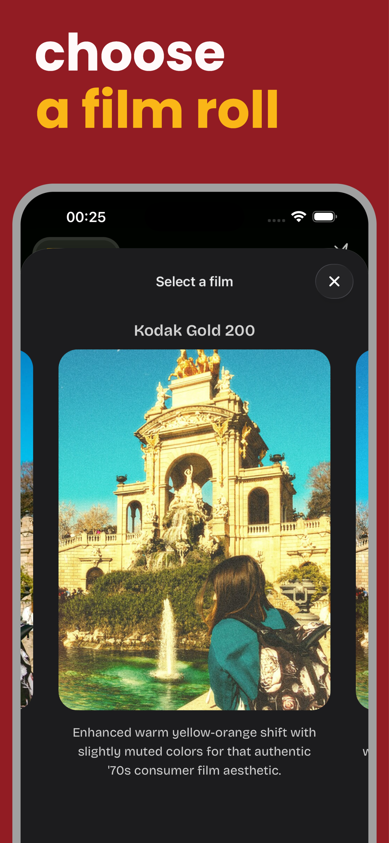 analog film camera · oneshotcam gallery image