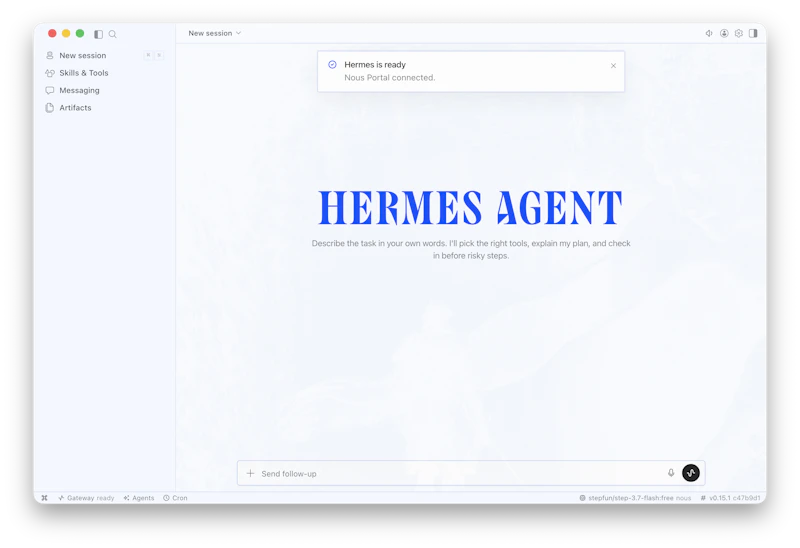 Hermes Desktop screenshot 4