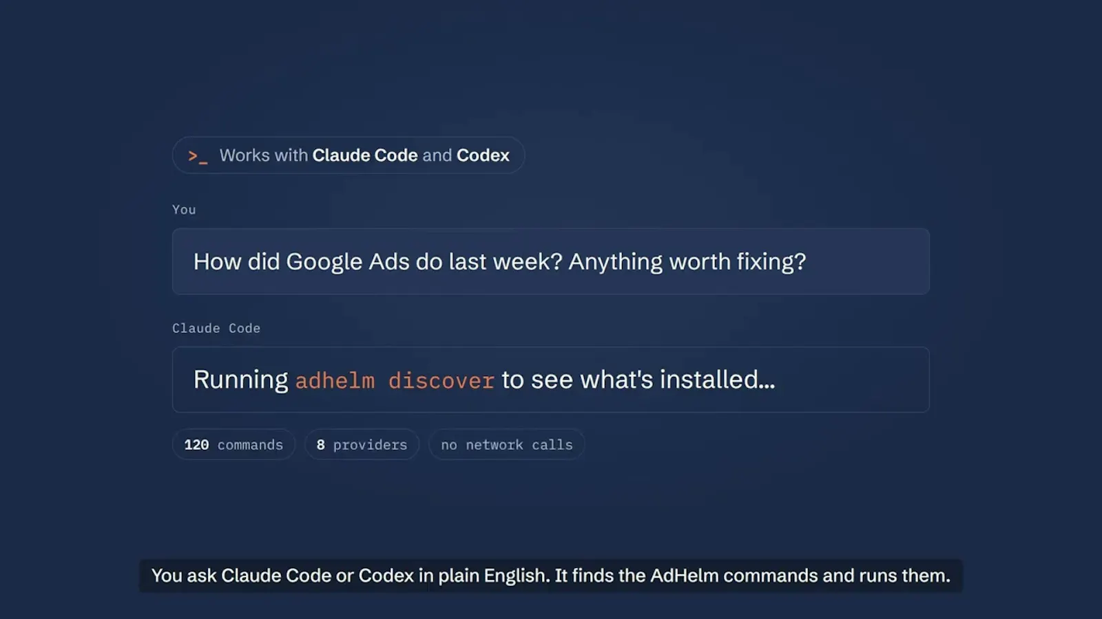 AdHelm CLI screenshot 1 (video preview)