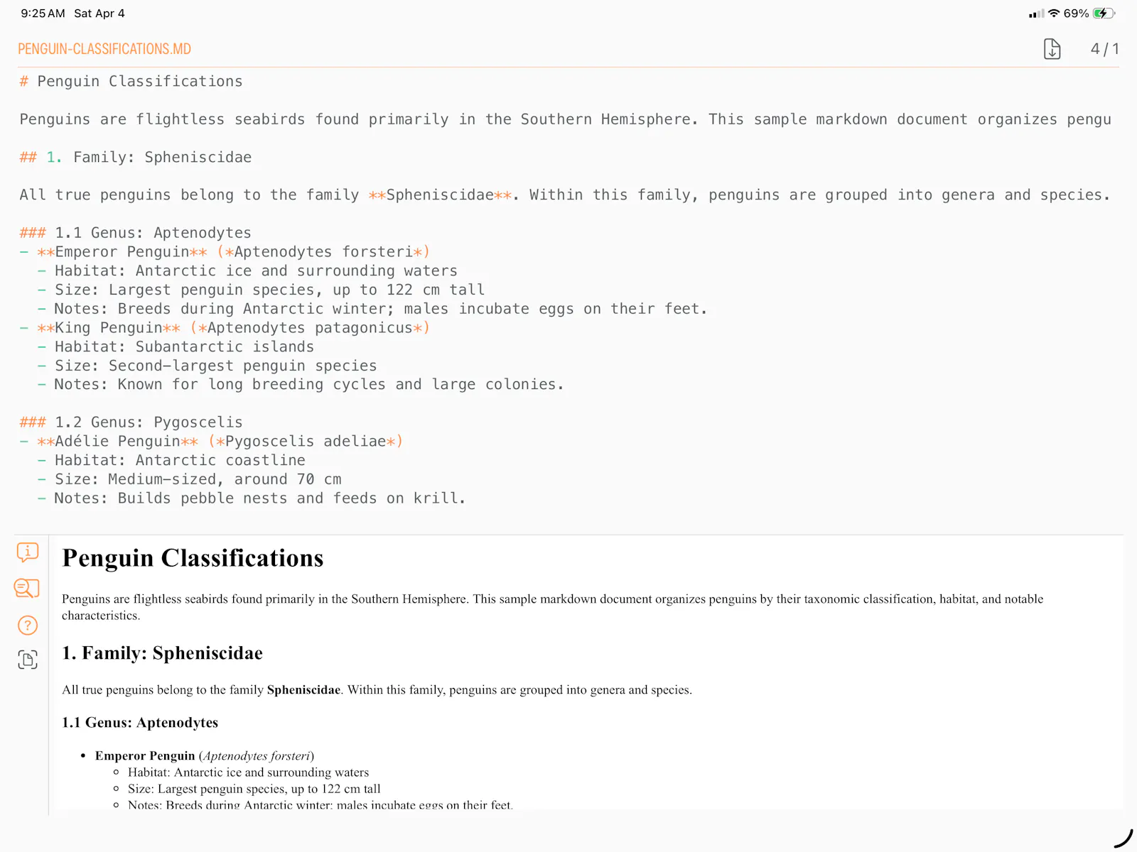 Greditor Code/Text Editor for iPad screenshot 1