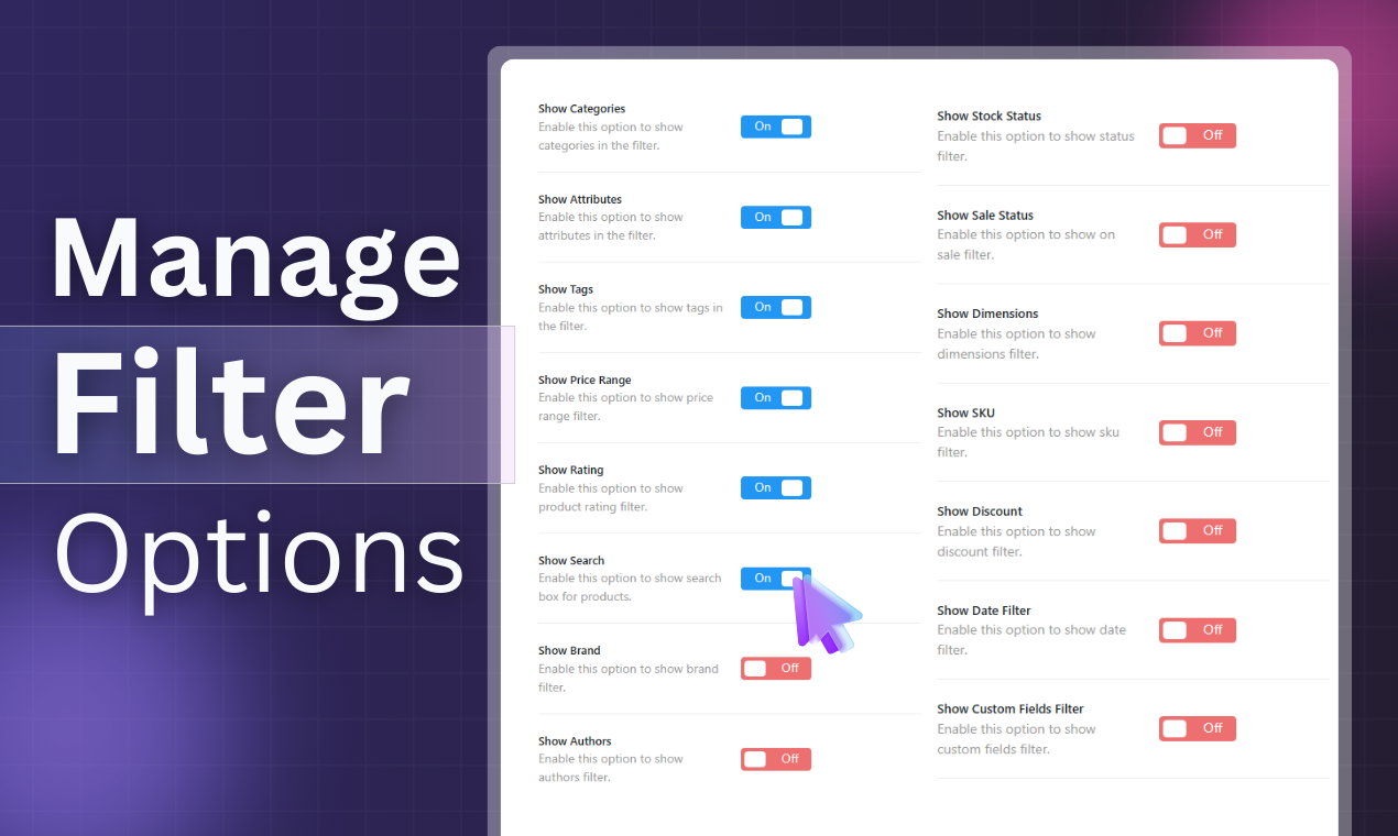 Dynamic AJAX Product Filters gallery image