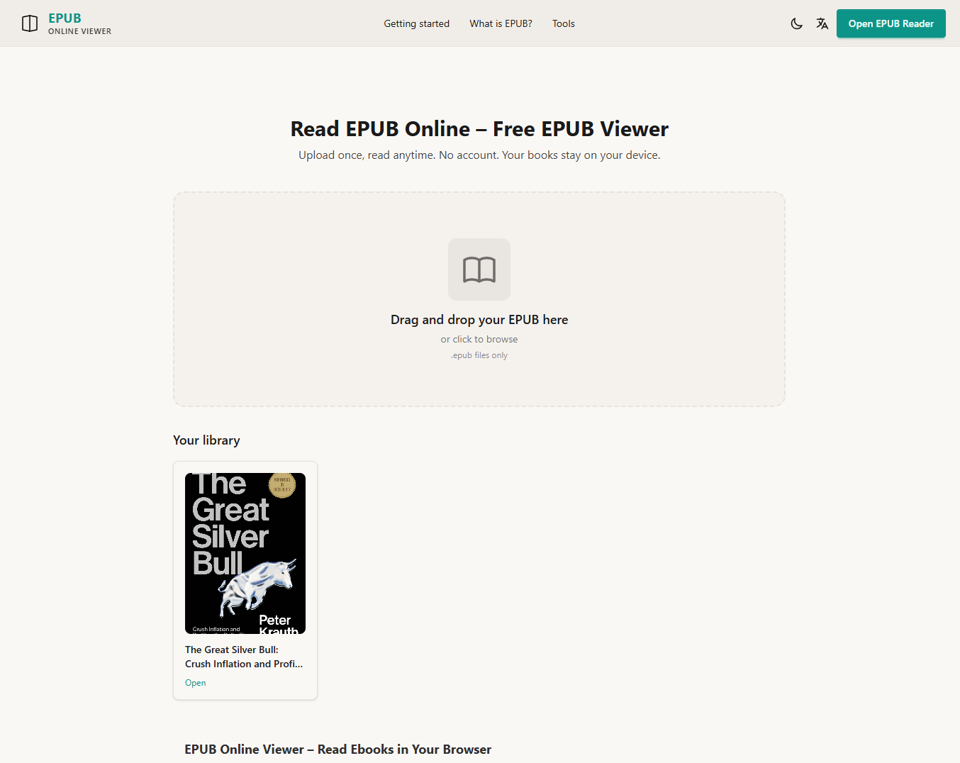 EPUB Online Viewer - Read EPUB Online gallery image