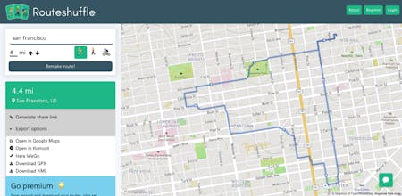 Routeshuffle gallery image