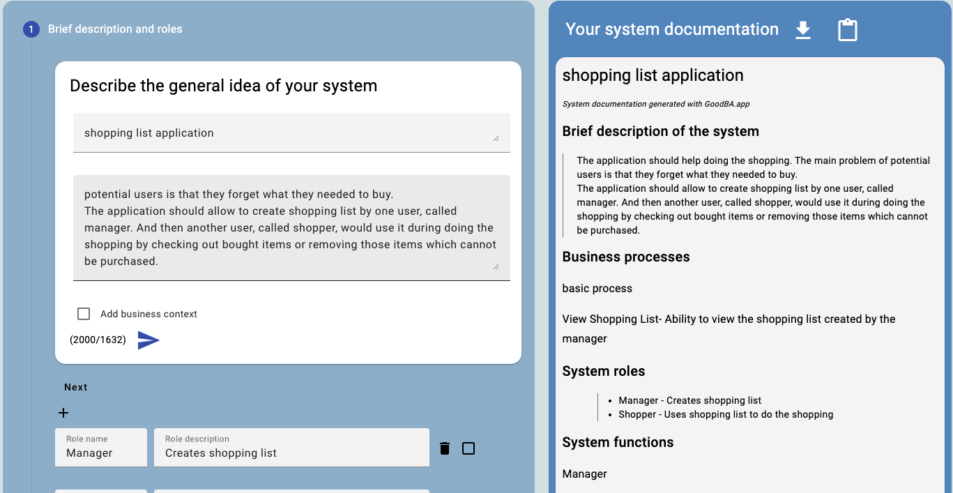 Goodba - Documentazione dei requisiti automatici per i sistemi IT media 2