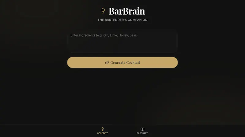 BarBrain screenshot 1