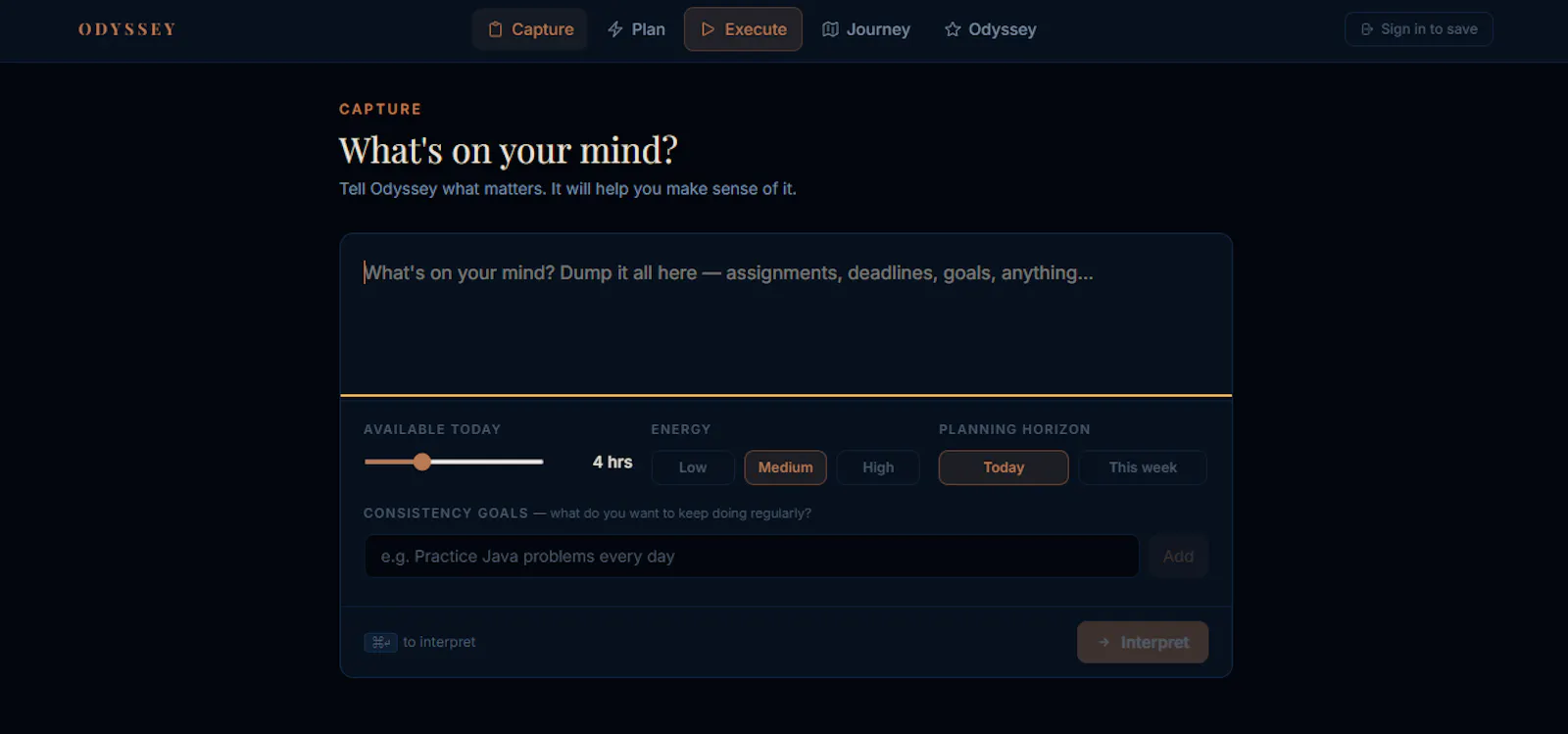 Odyssey screenshot 4
