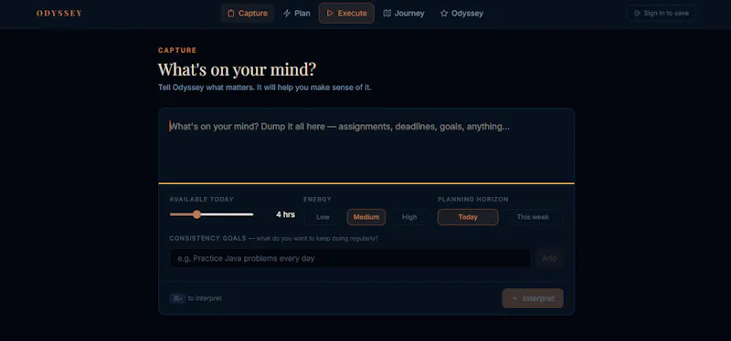 Odyssey screenshot 4