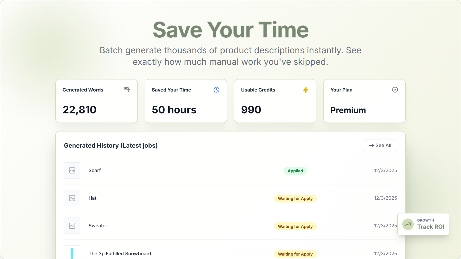 Descify - Screenshot 3 showing product features and functionality