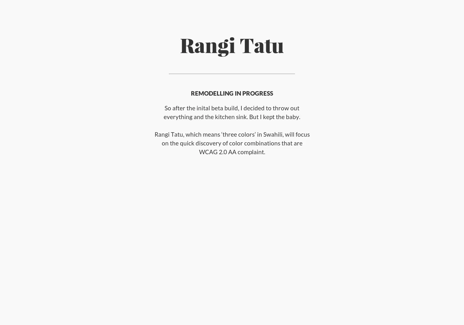 Rangi Tatu