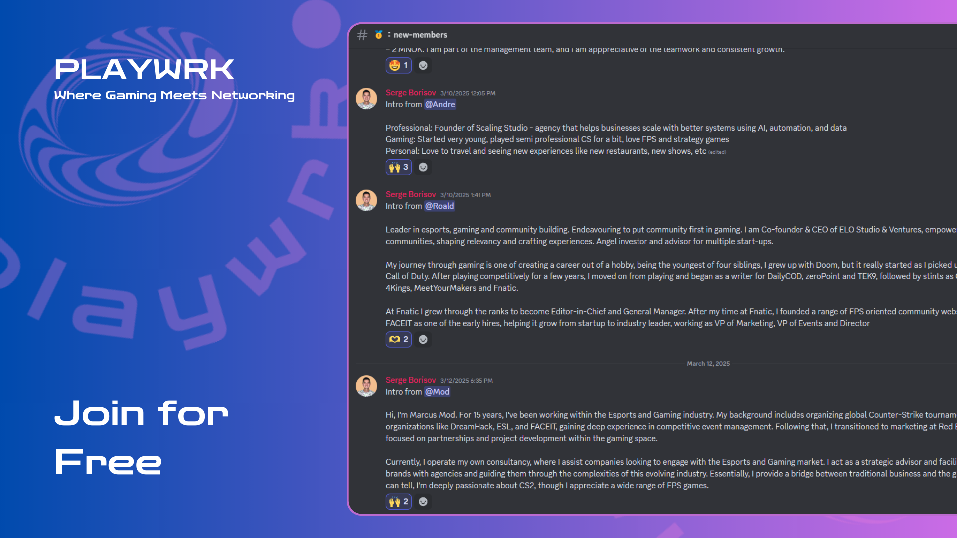 Playwrk: Virtual Private Club for Gamers gallery image