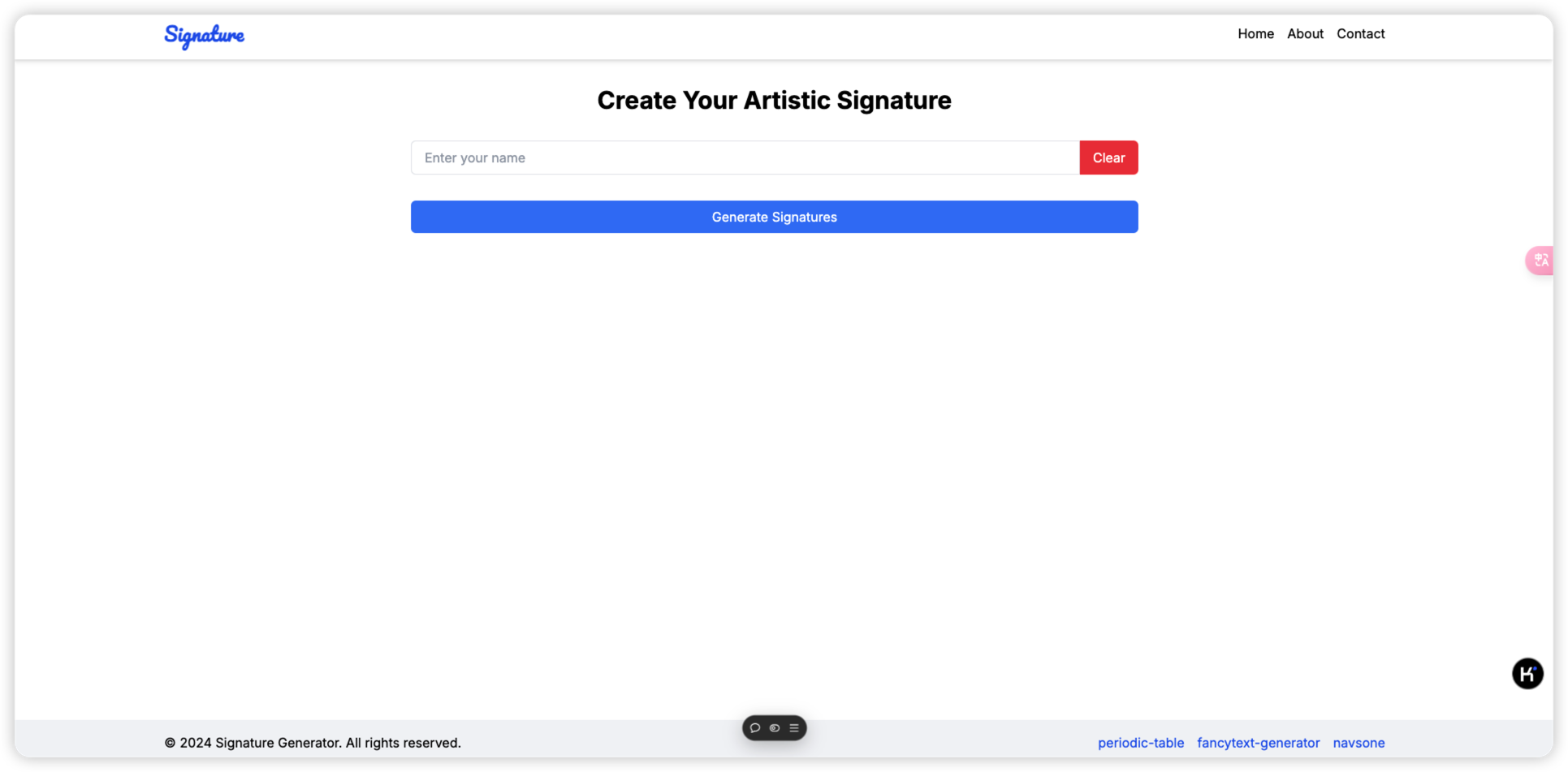 SignatureGenerator