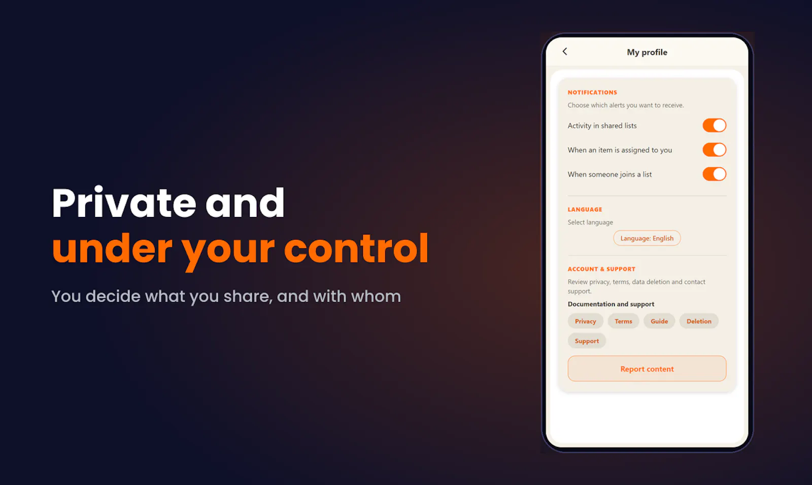 WeeList  screenshot 5