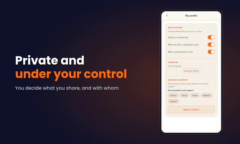 WeeList  screenshot 5
