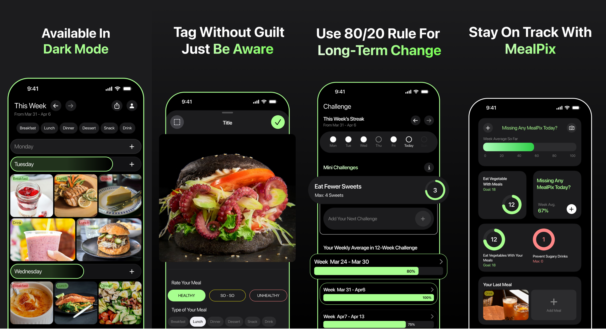 MealPix: Visual Food Diary & Journal - Screenshot 2 showing product features and functionality