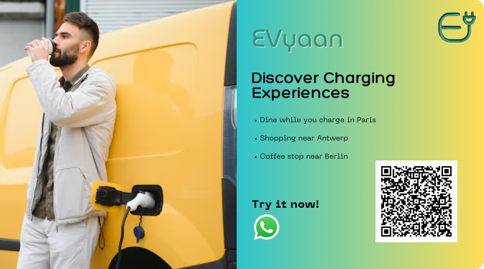 EV Зарядка AI Assistant - Найдите зарядные станции с лучшими вариантами еды и напитков медиа 2