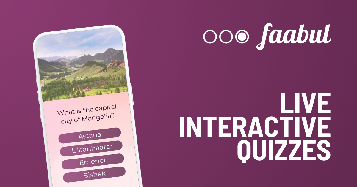 Faabul: Live Interactive Quizzes & Tests media 1
