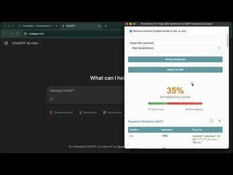 GrowMatic SEO Chrome Browser Extension gallery image