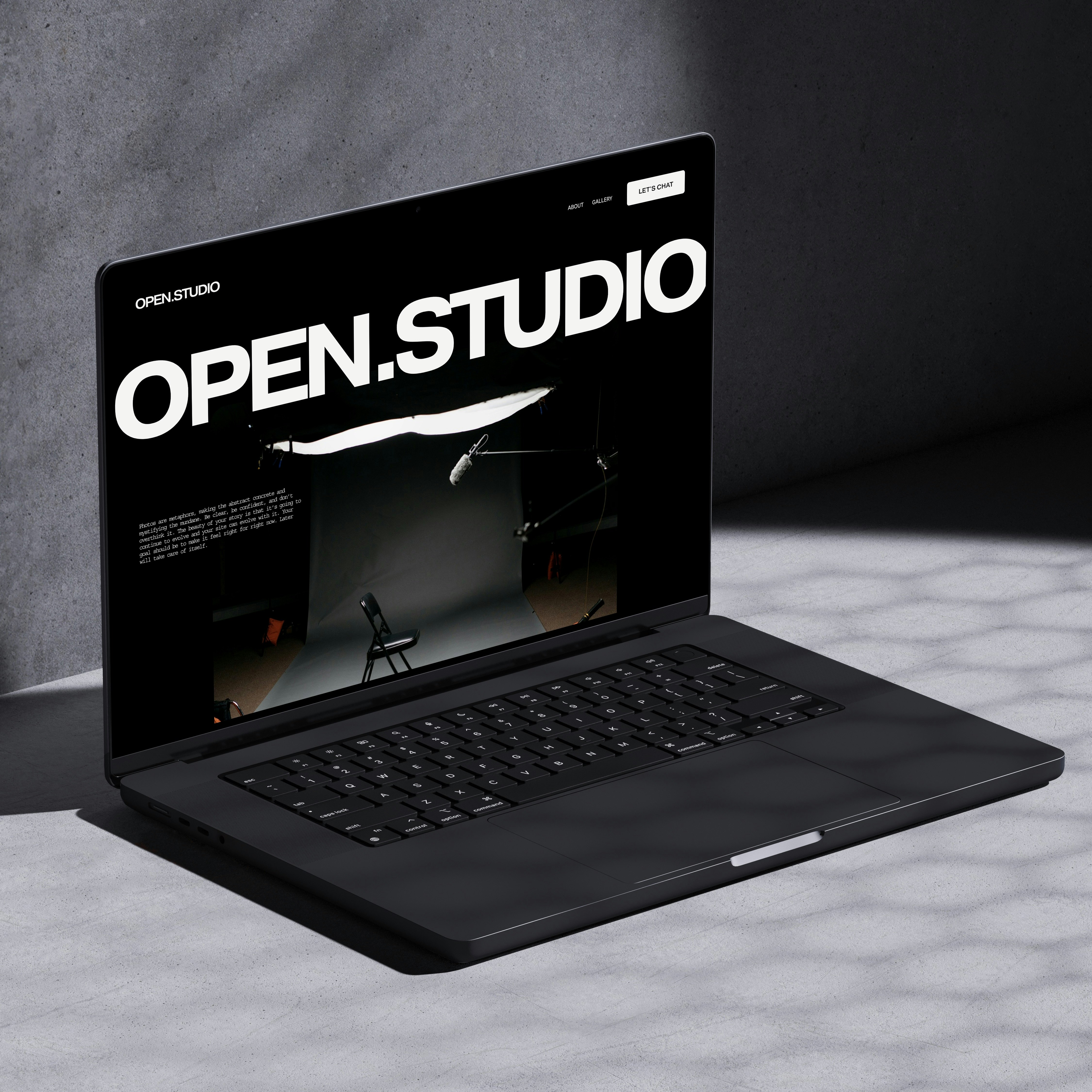 เปิด. เทมเพลตเว็บไซต์ฟรี Studio