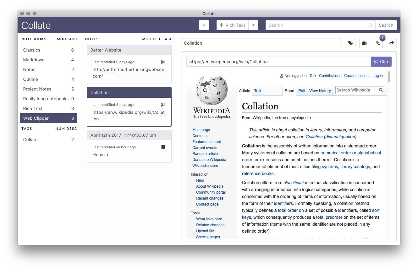 Collate Notes gallery image