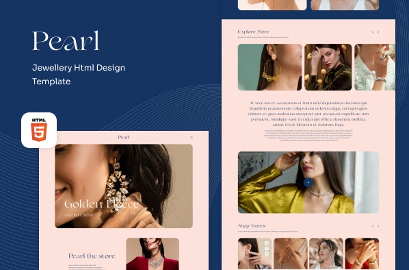 Pearl : Jewellery Website Template media 1