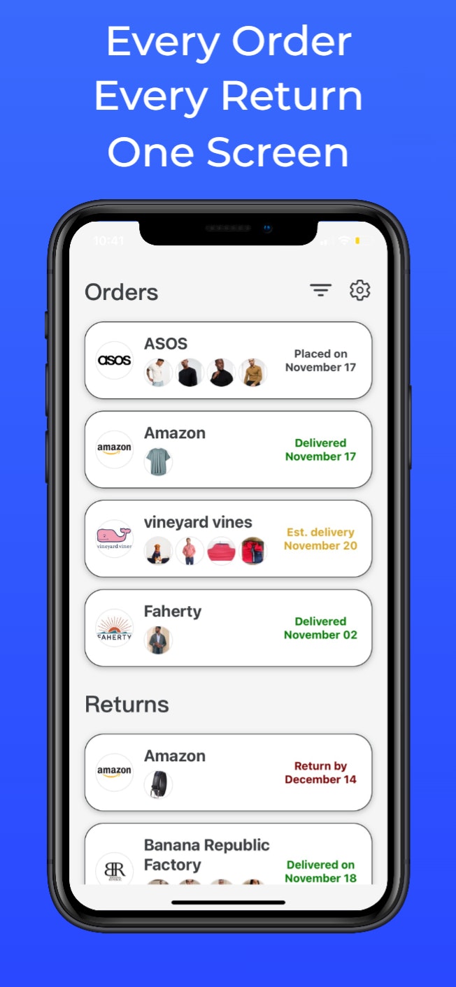 Ordentlich - Jede Bestellung.Jede Rückkehr.Eine App. Medien 1