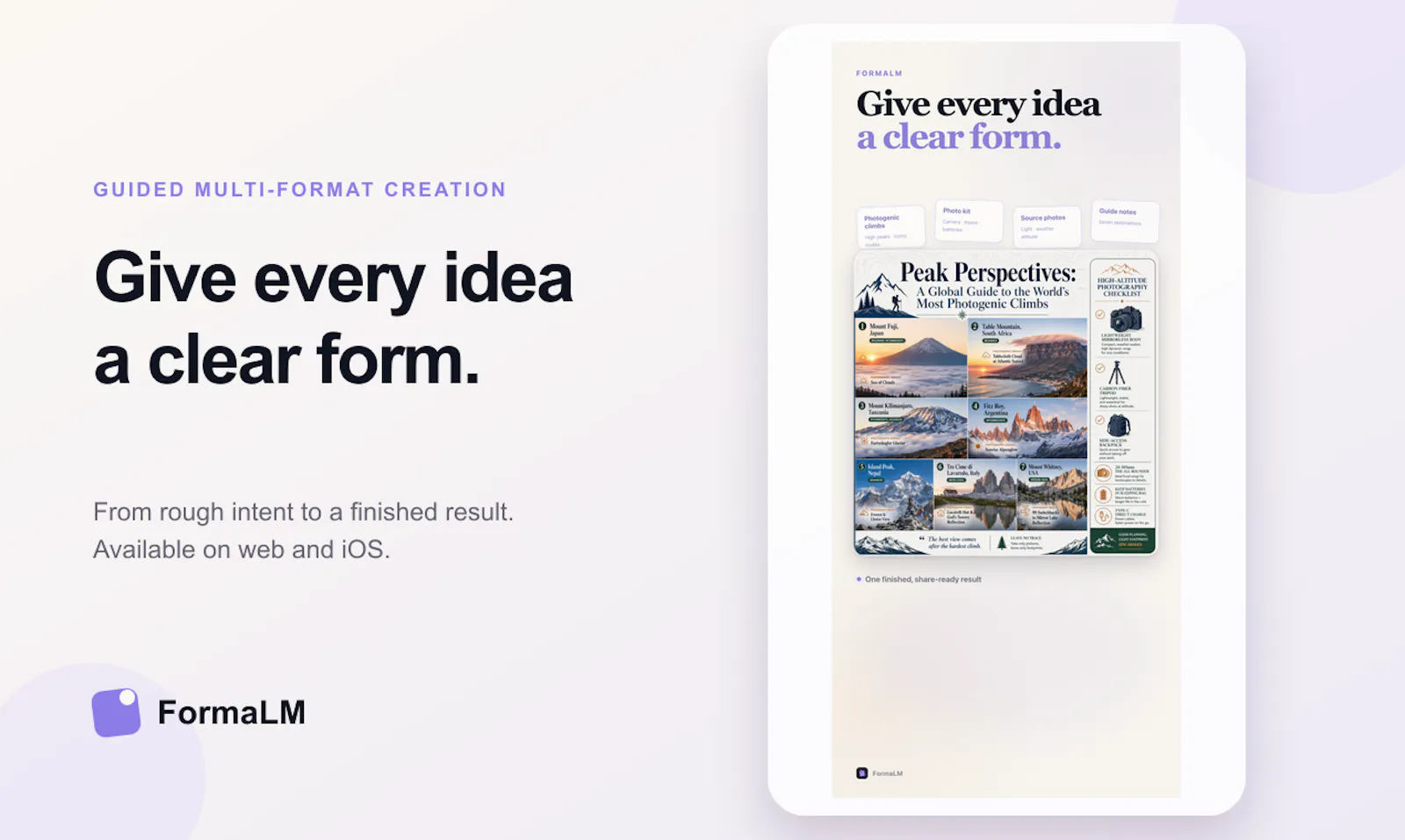 FormaLM screenshot 1