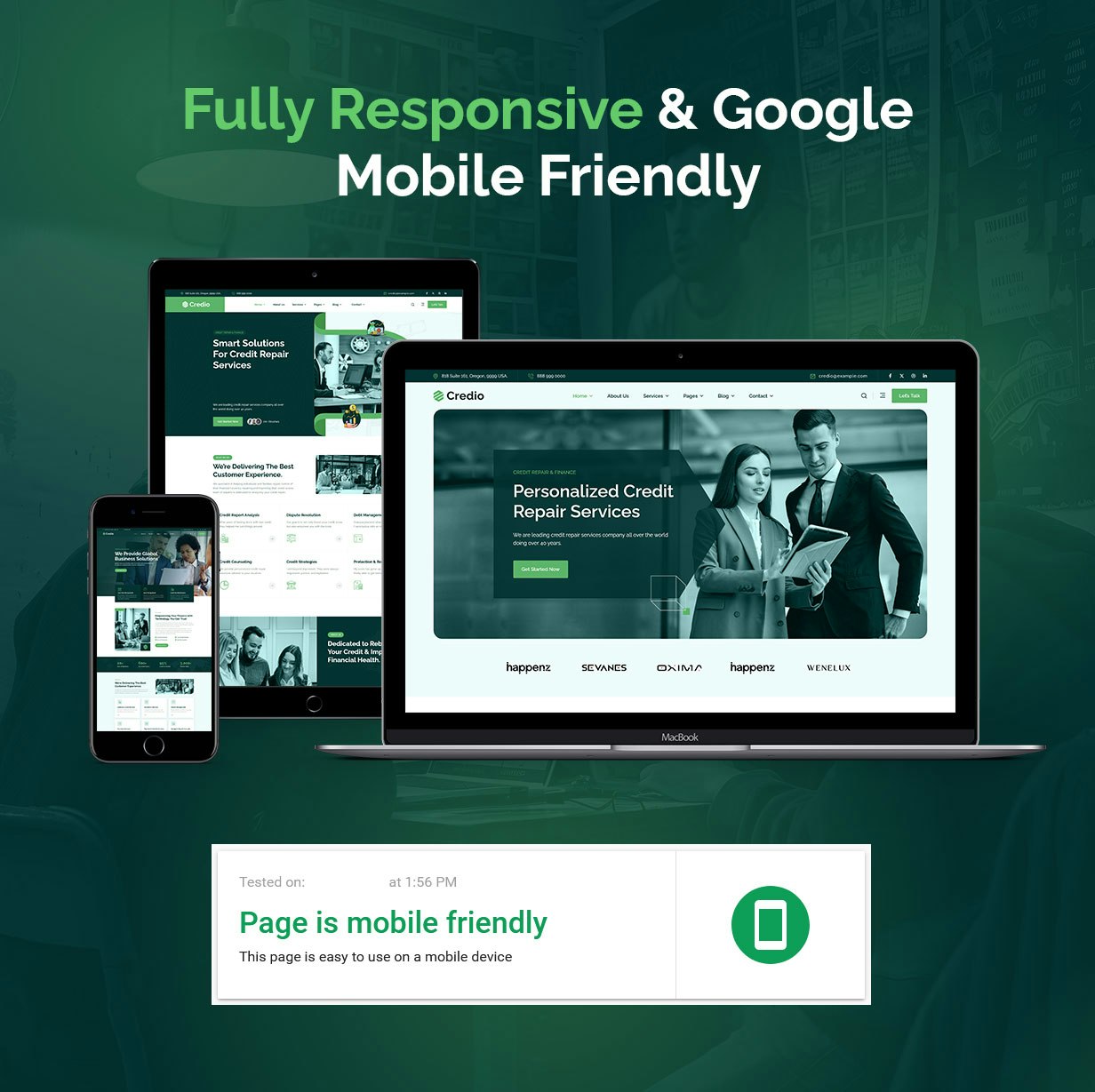 เครดิต - ธีม WordPress ด้านการเงินธุรกิจและเครดิต media 5