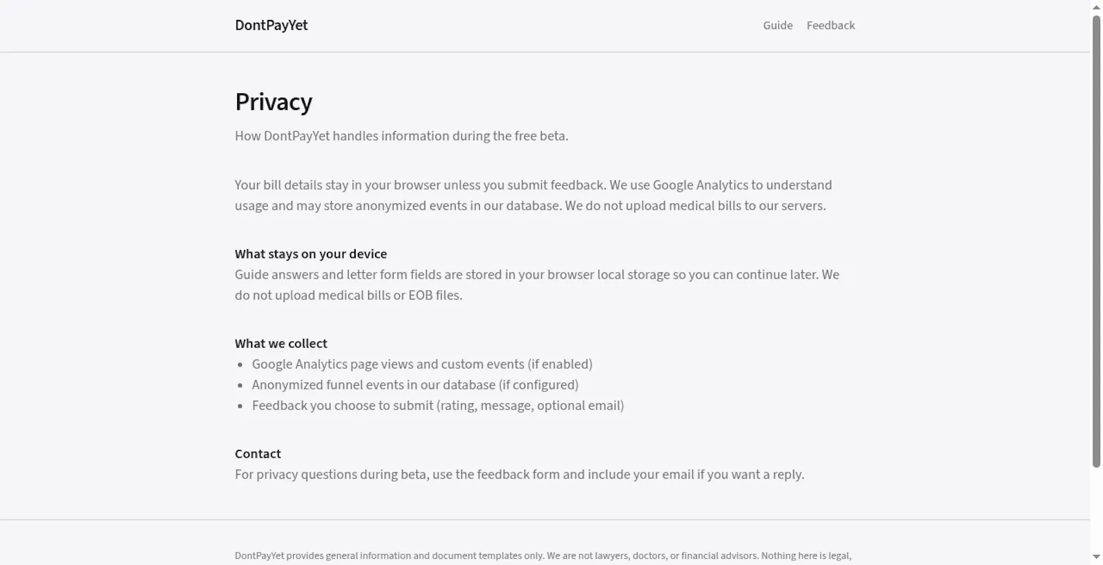 DontPayYet screenshot 4